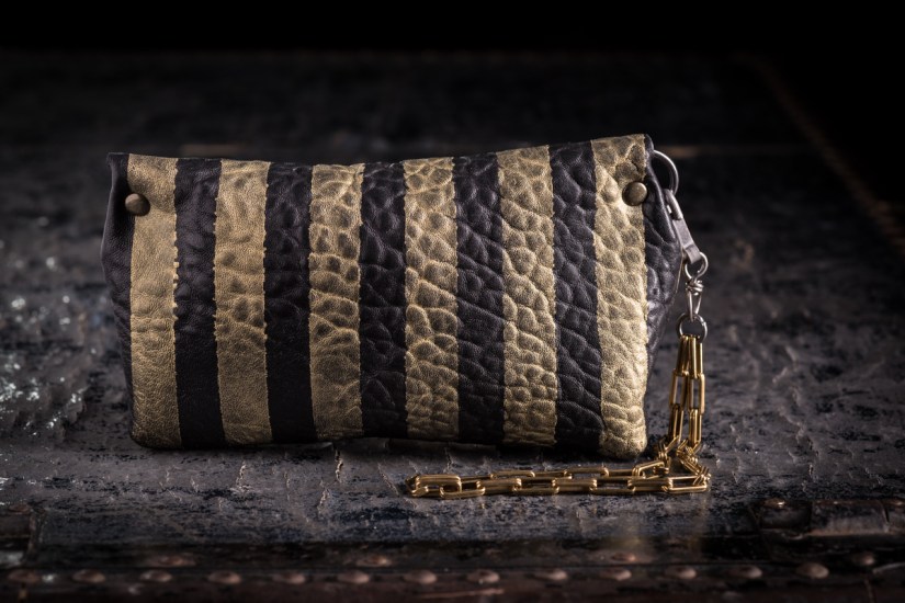 GHIRO POCHETTE GOLD retro